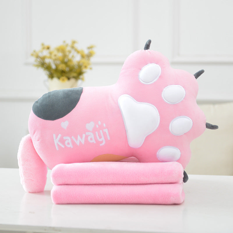 Kawaicuteness™-  Cat Paw Sofa Pillow and Blanket