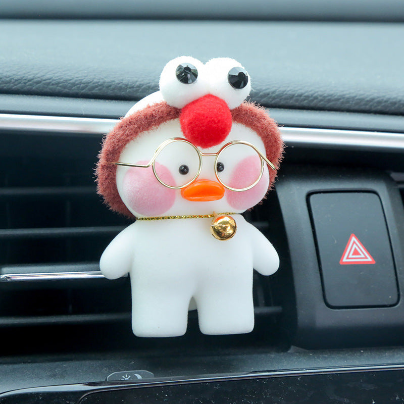 Kawaiicuteness™- Cute Duck Car Decor Animal Dolls