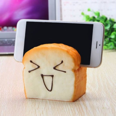 Kawaiicuteness™- Cute Simulation Toast Phone Holder