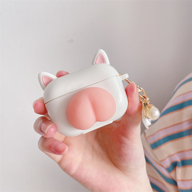 Kawaiicuteness™-  Press Butt Stress Relieve Airpods Case