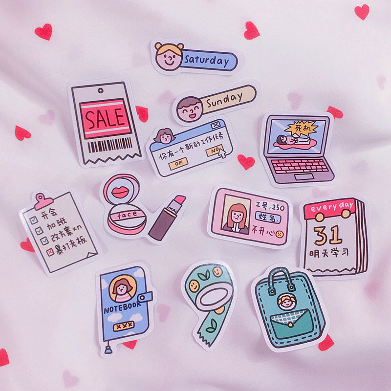 Kawaiicuteness™- work stickers