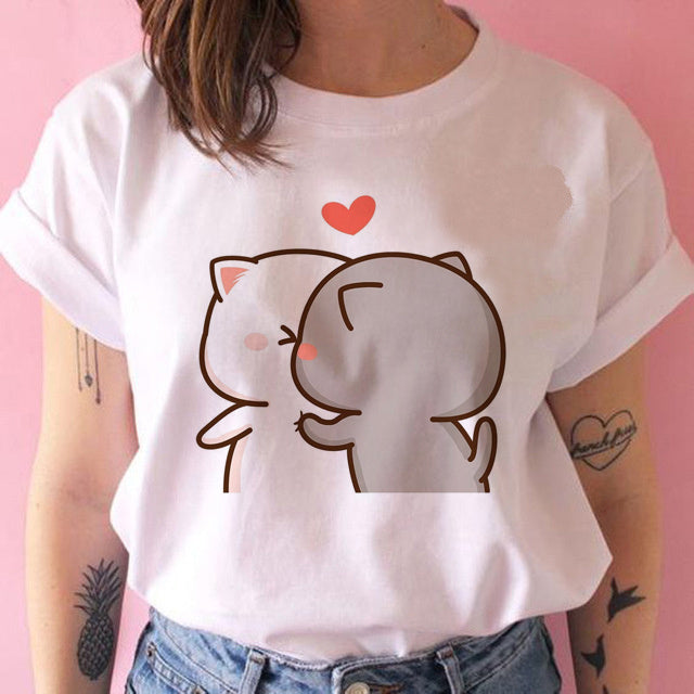 Kawaiicuteness™- Cute Harajuku Fashion Women's Casual Punk T-shirt