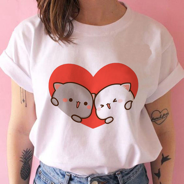 Kawaiicuteness™- Cute Harajuku Fashion Women's Casual Punk T-shirt