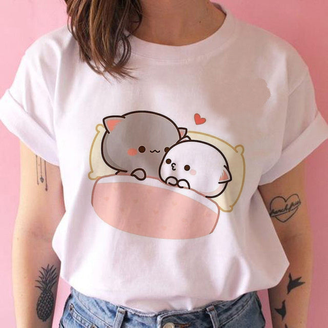 Kawaiicuteness™- Cute Harajuku Fashion Women's Casual Punk T-shirt