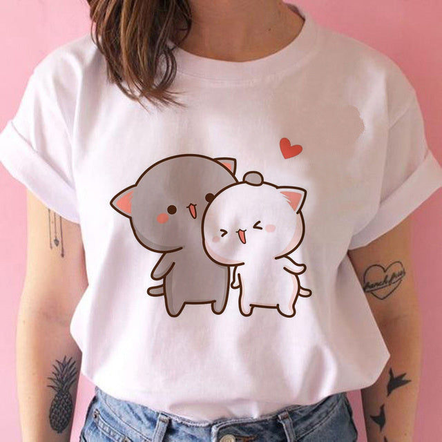 Kawaiicuteness™- Cute Harajuku Fashion Women's Casual Punk T-shirt