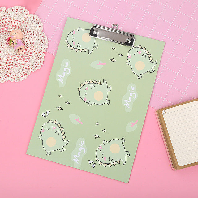 Kawaiicutenenss™- Cute A4 Clipboard File Folder Board Writing Pad Clip