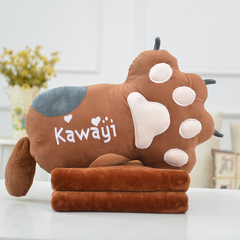 Kawaicuteness™-  Cat Paw Sofa Pillow and Blanket