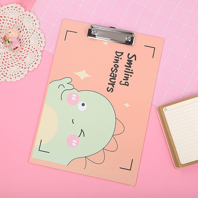 Kawaiicutenenss™- Cute A4 Clipboard File Folder Board Writing Pad Clip