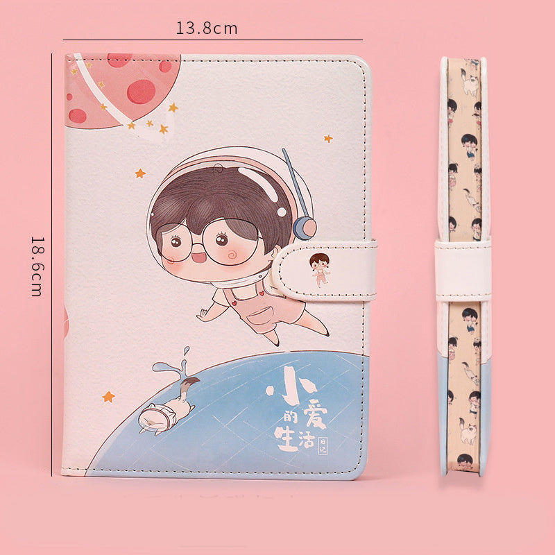 Kawaiicuteness™- Fruit Print Notebook Planner Magnetic Buckle PU NoteBook