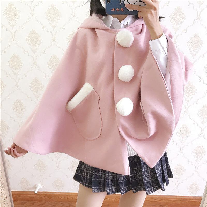 Kawaiicuteness™- Rabbit Ears Hooded Coat