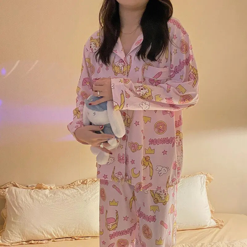 Kawaiicuteness™- Sailor Moon Inspired Pajamas Set