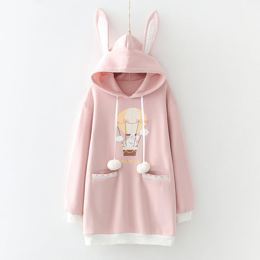 Kawaiicuteness™- Cute Hoodie Dress Women