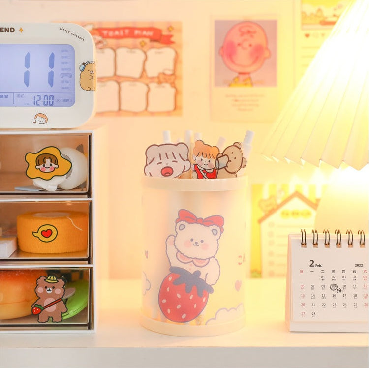 Kawaiicuteness™- Pen Holder Desktop Storage Box