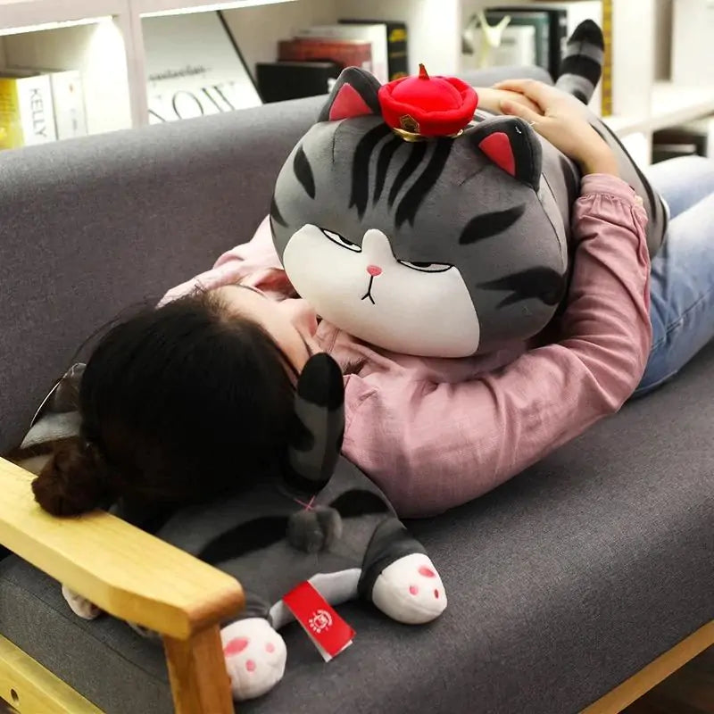 Kawaiicuteness™- Cute Moody Giant Cat Plush