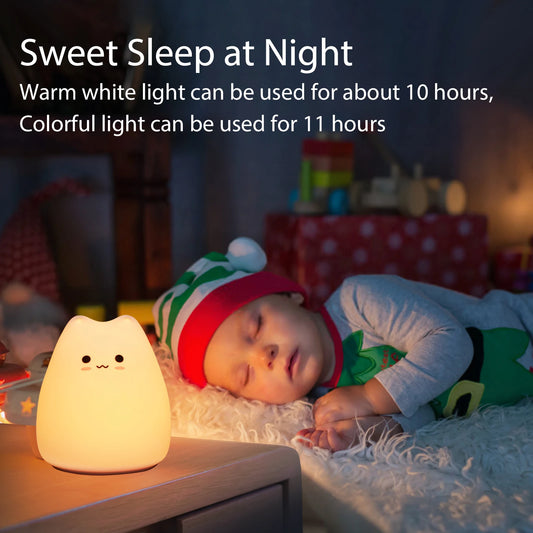 Kawaiicuteness™- Popular Cat Baby Mini Night Light