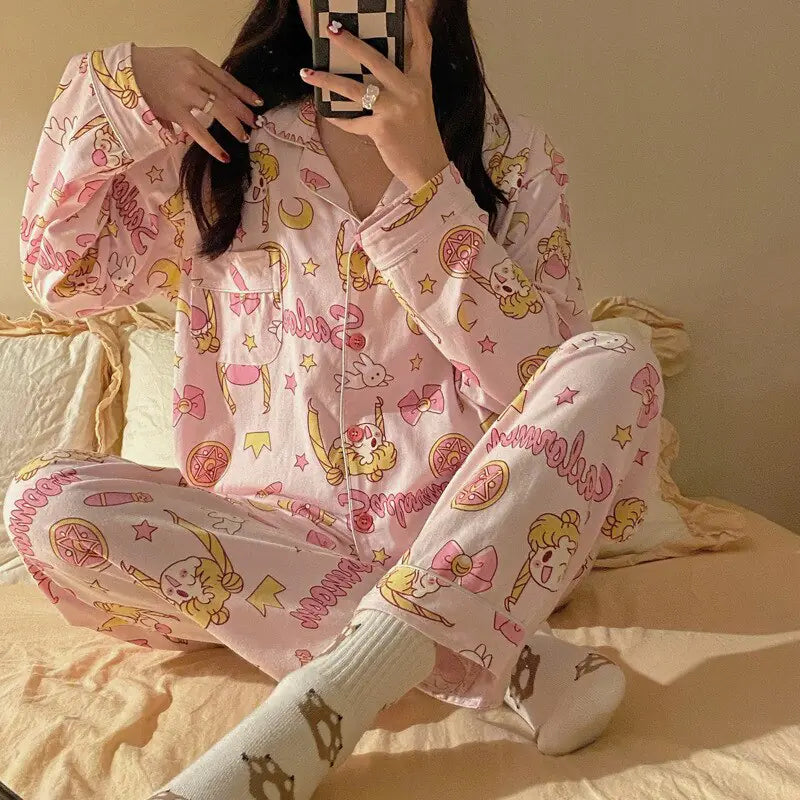 Kawaiicuteness™- Sailor Moon Inspired Pajamas Set