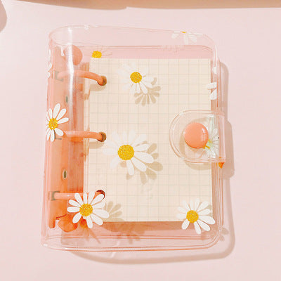 Kawaiicuteness™-  Mini 3 Hole Daisy Notebook Planner Organizer Binder