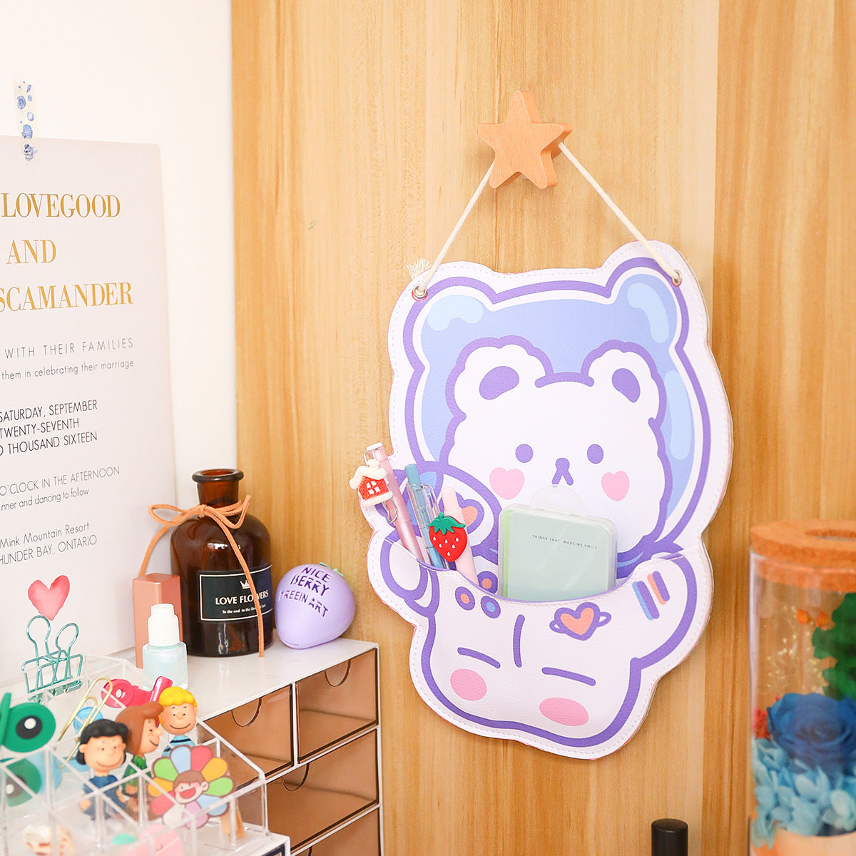 Kawaiicuteness™-Cute Bedroom Storage Bag