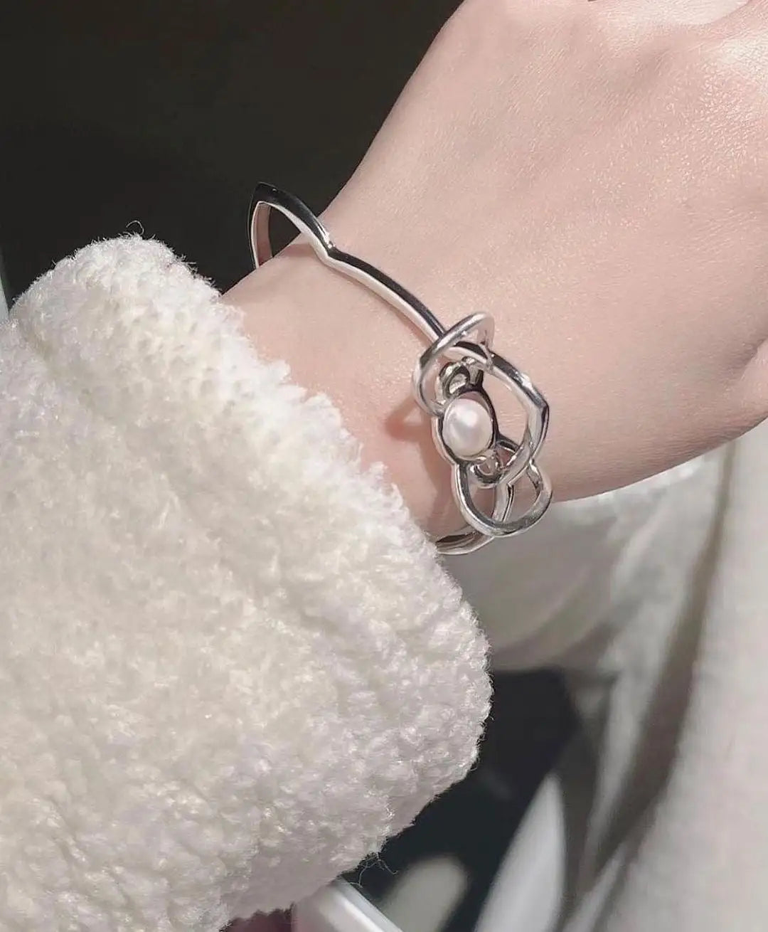 Kawaiicuteness™- Cute Kitty Silver Bracelet