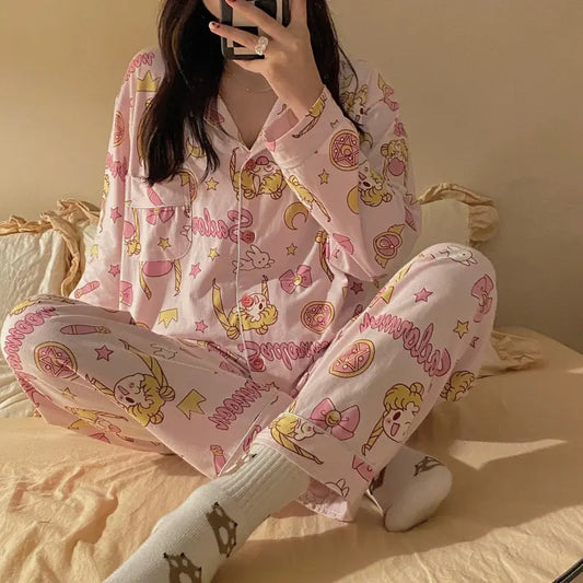 Kawaiicuteness™- Sailor Moon Inspired Pajamas Set